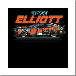 Chase Elliott 2023 Hooters No. 9 Camaro Posters and Art